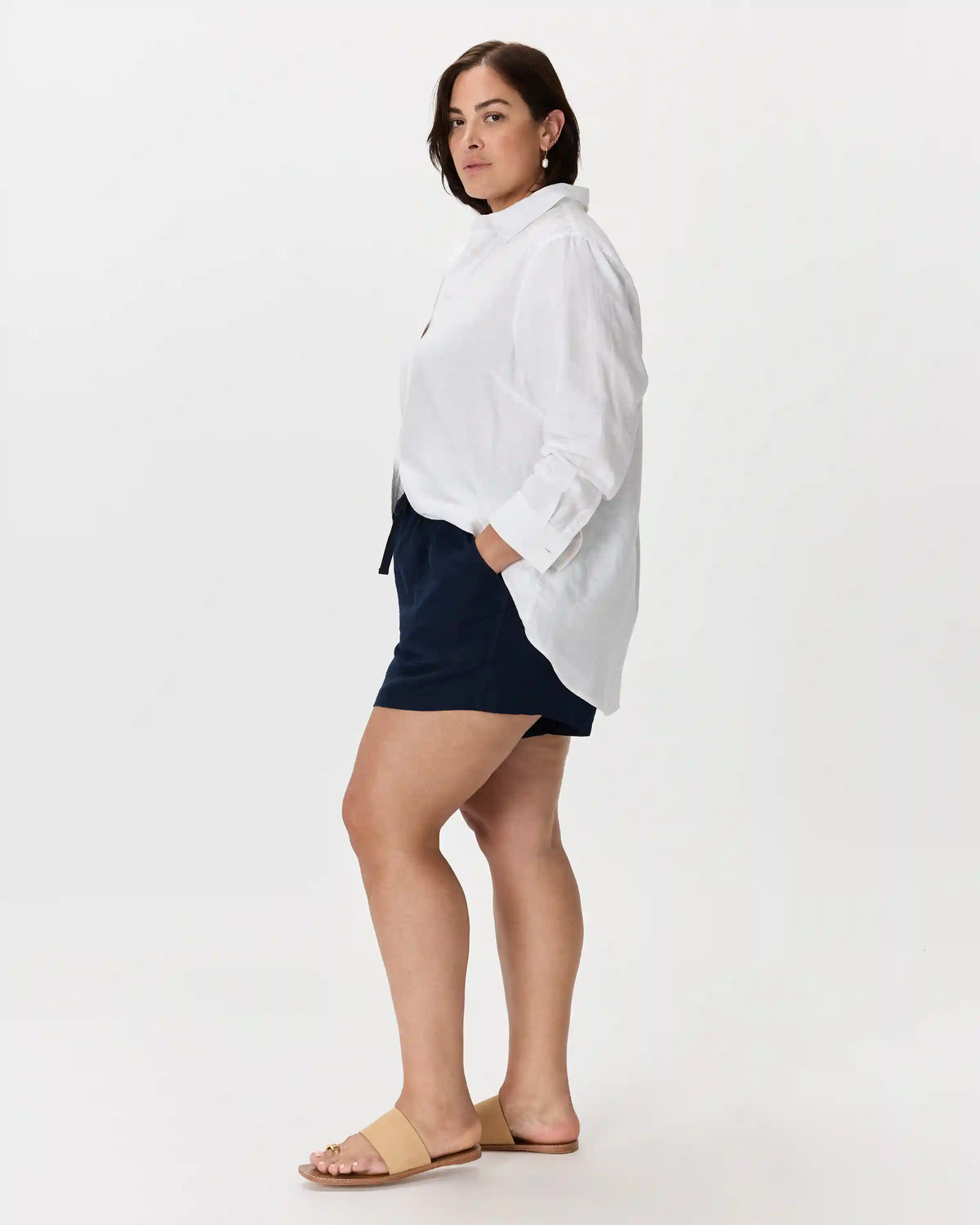 100% European Linen Shorts