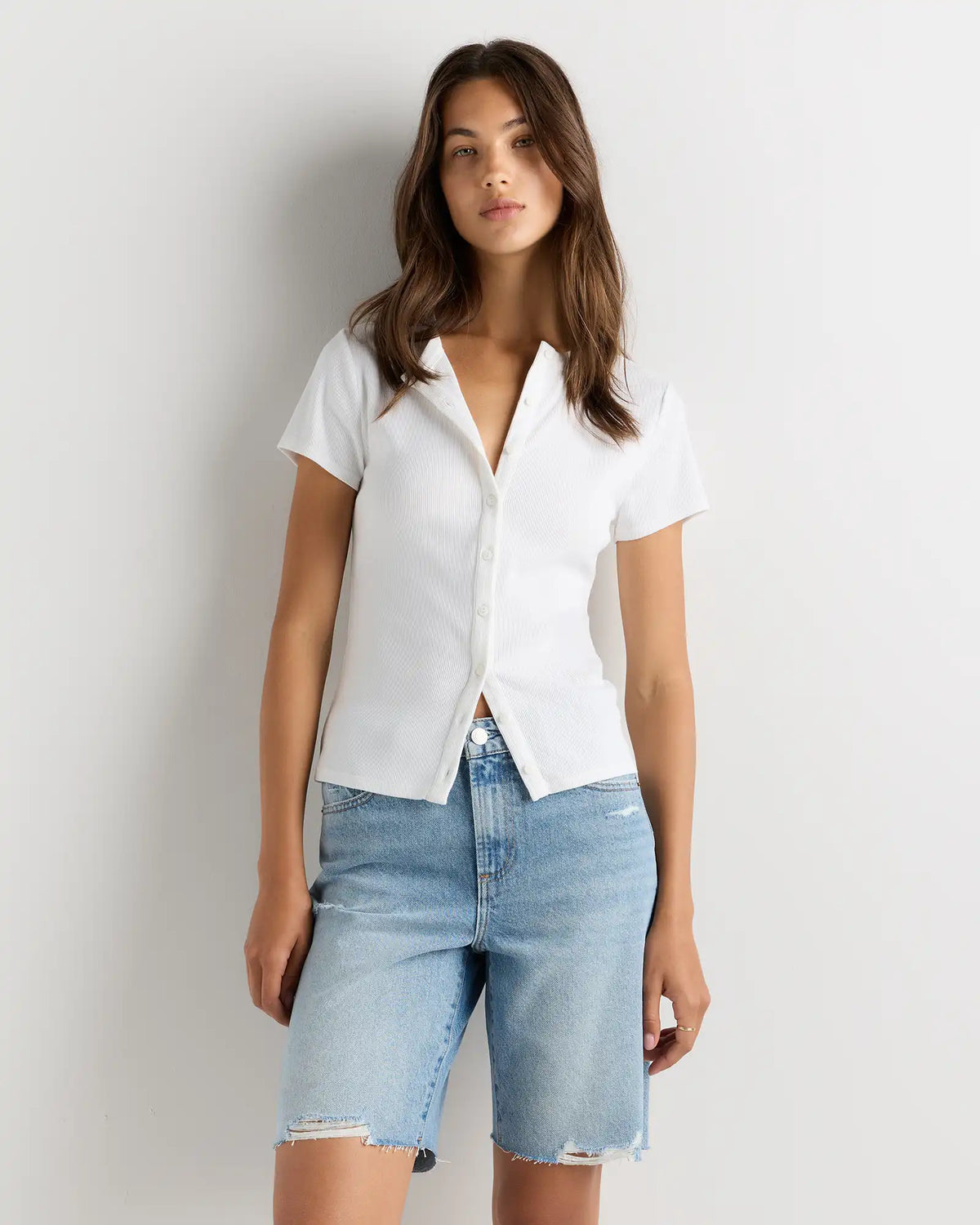 Maya Rigid Bermuda Shorts