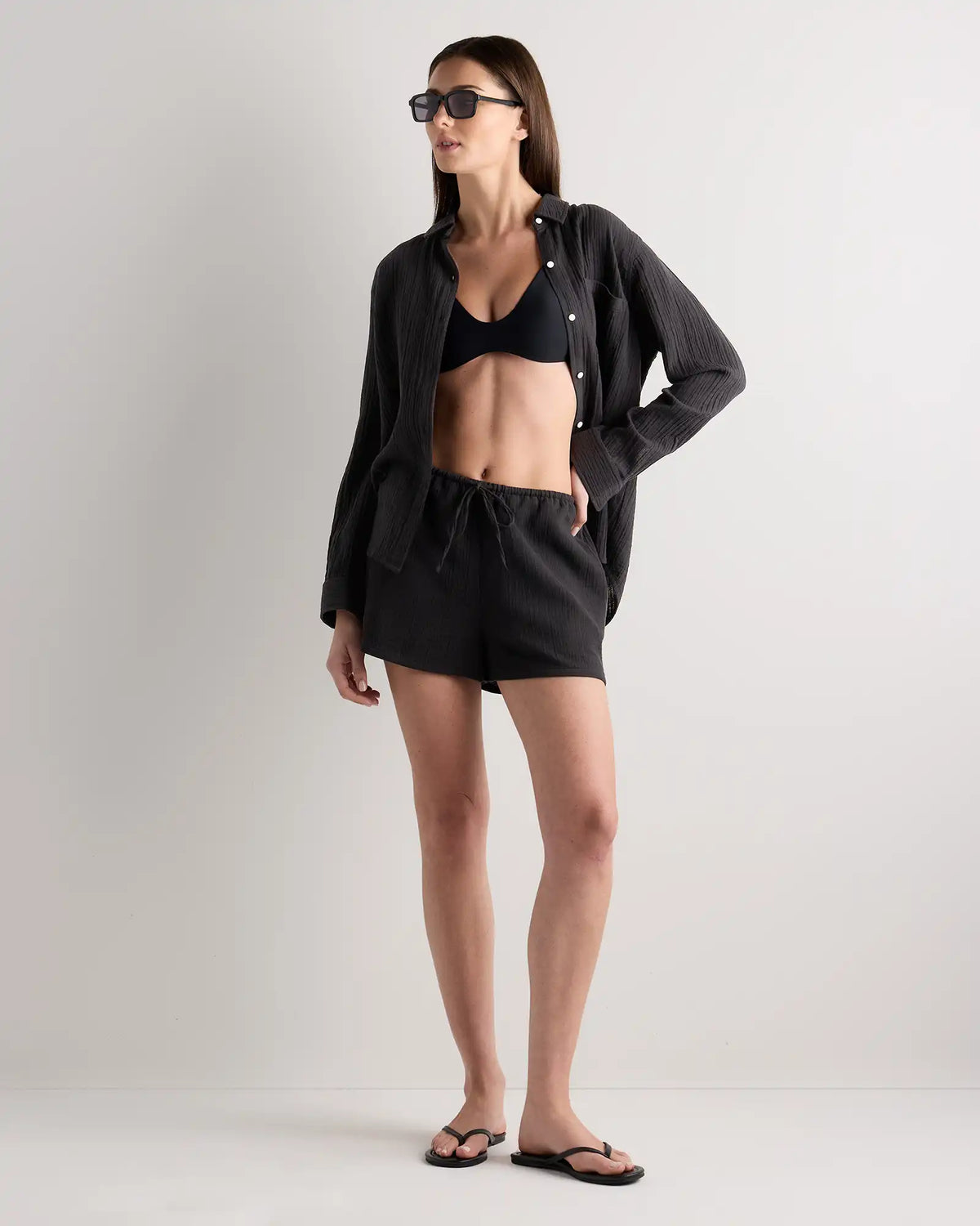 100% Organic Cotton Gauze Shorts