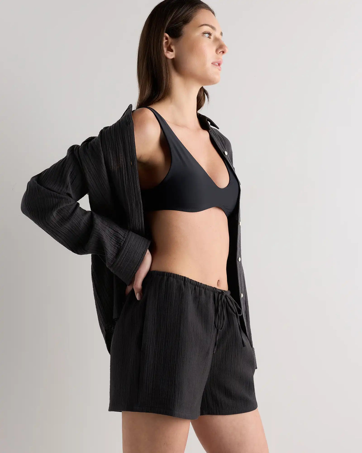 100% Organic Cotton Gauze Shorts