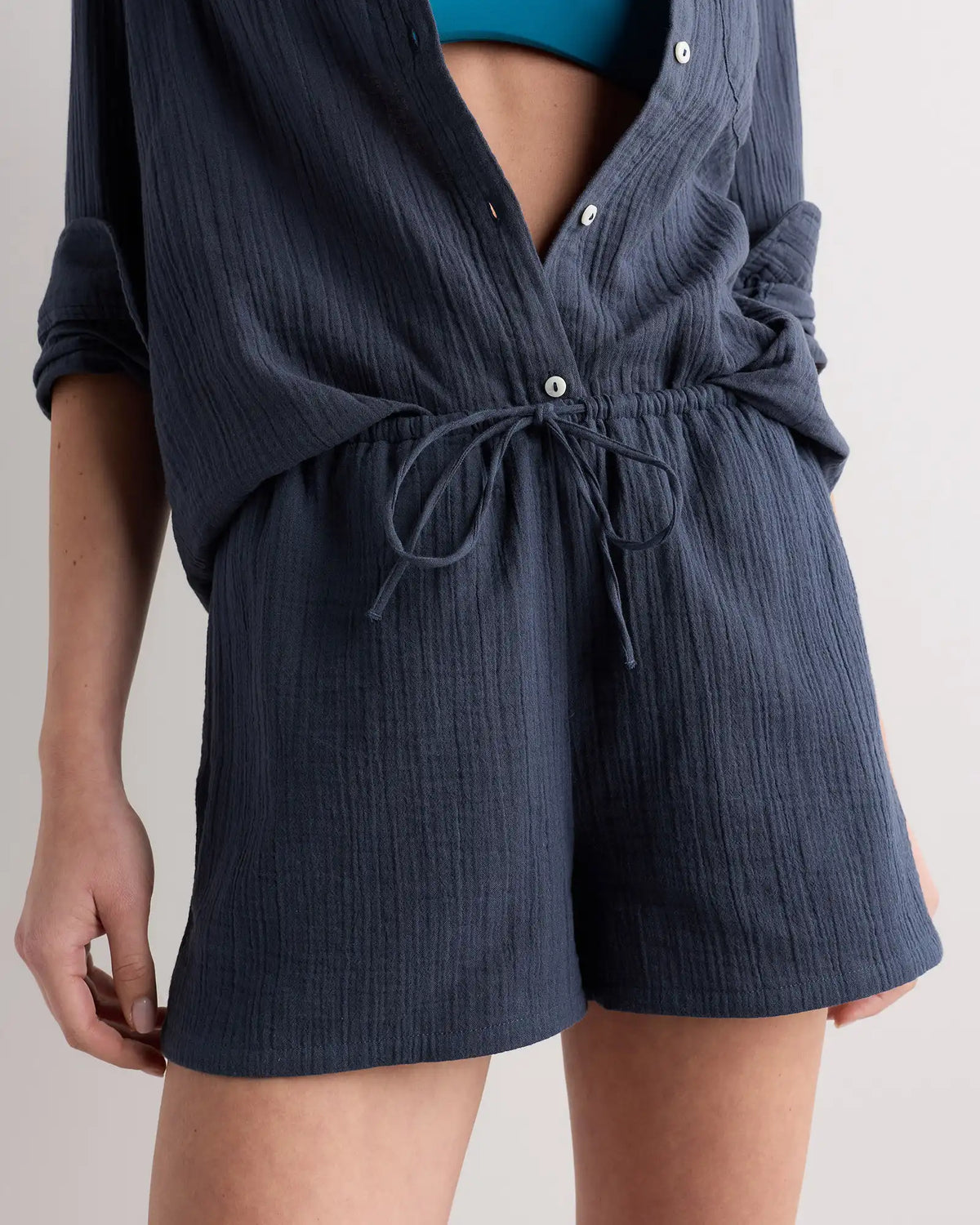 100% Organic Cotton Gauze Shorts
