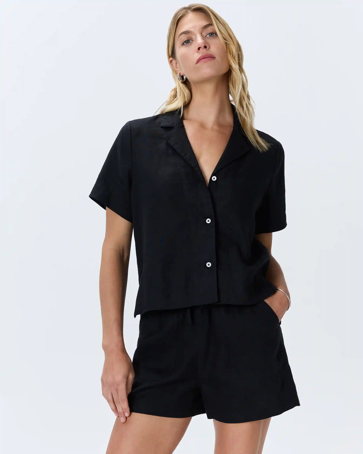 100% European Linen Shorts