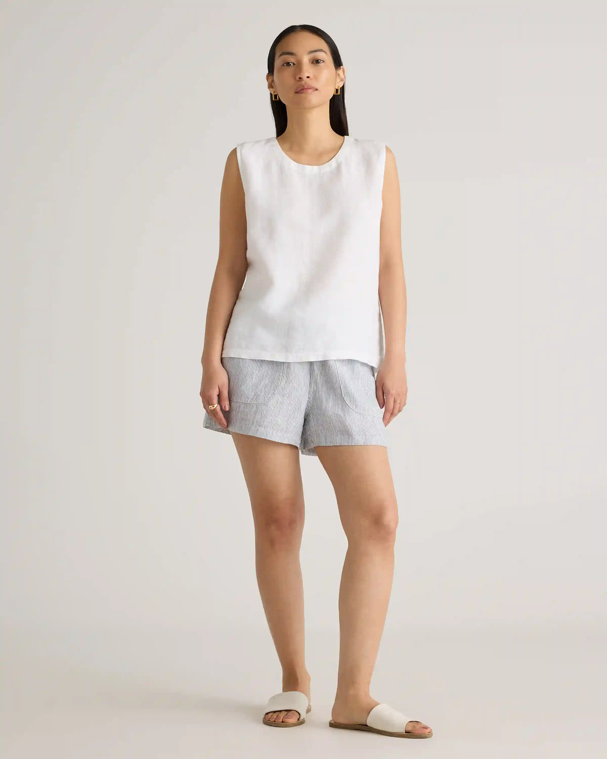 100% European Linen Shorts