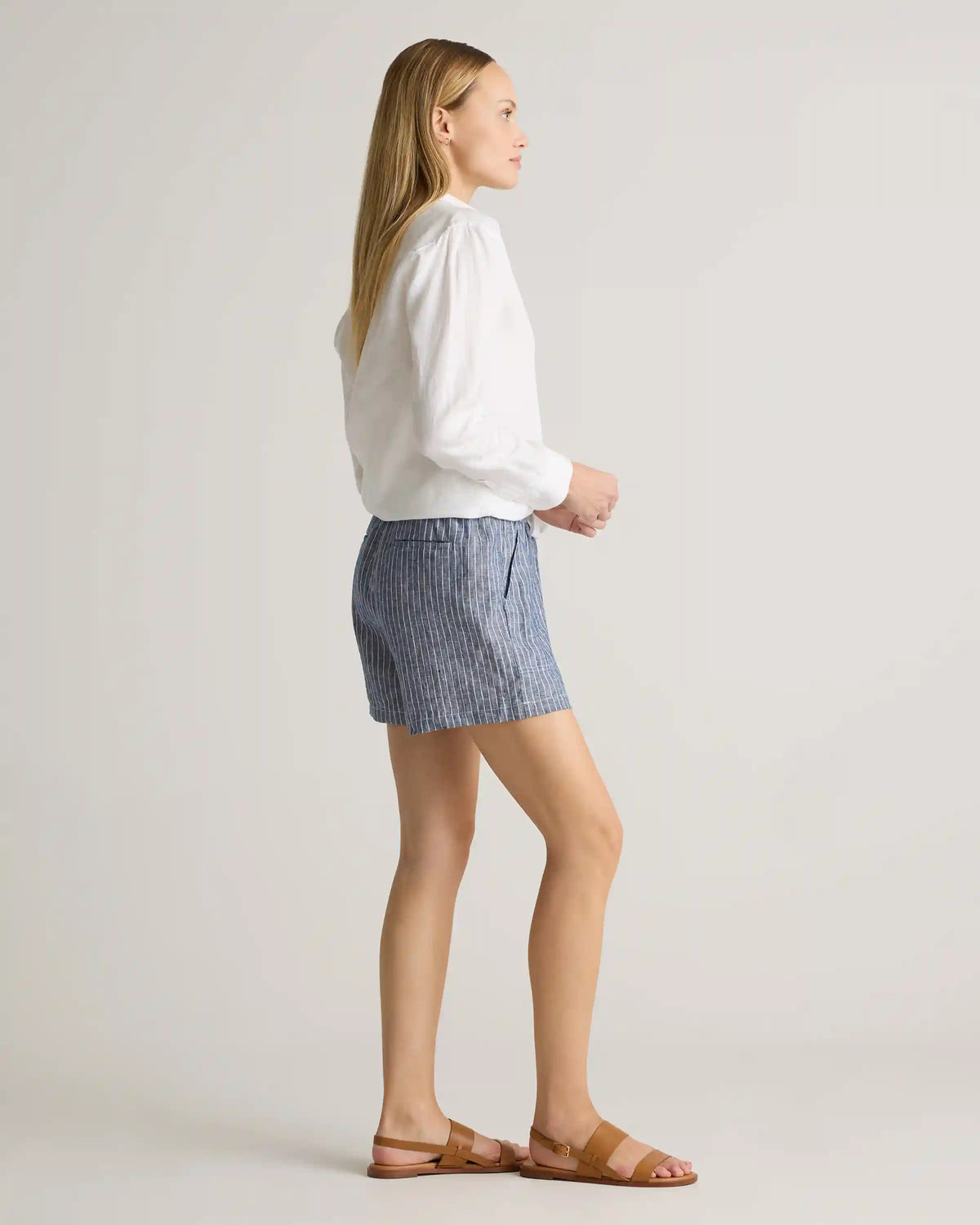 100% European Linen Shorts