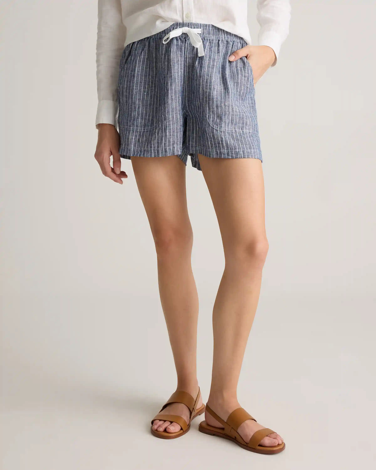 100% European Linen Shorts