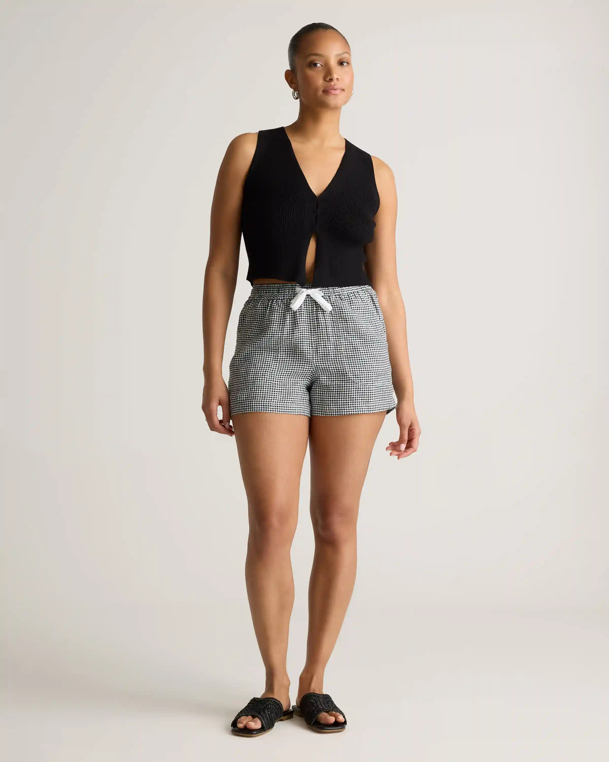 100% European Linen Shorts