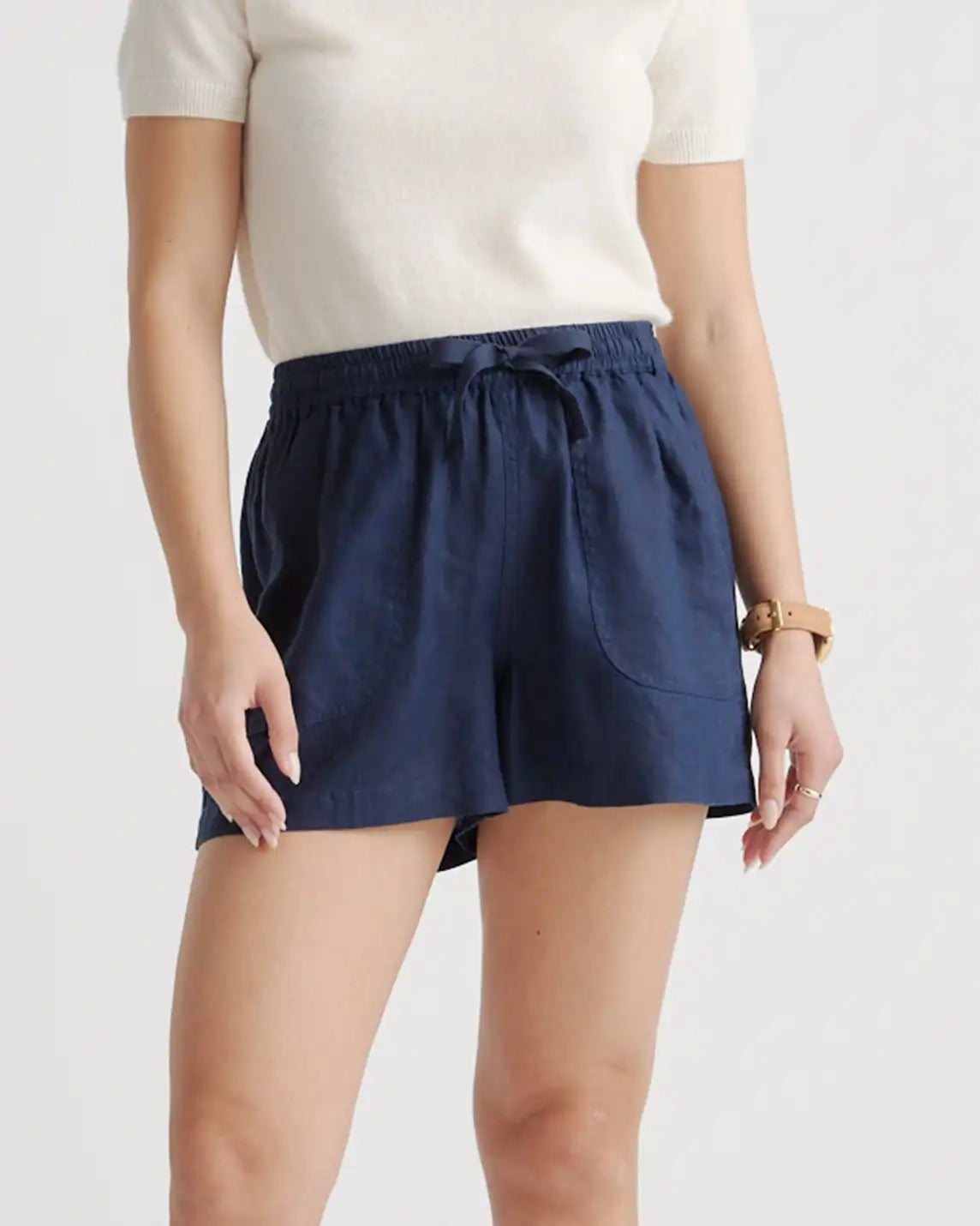 100% European Linen Shorts