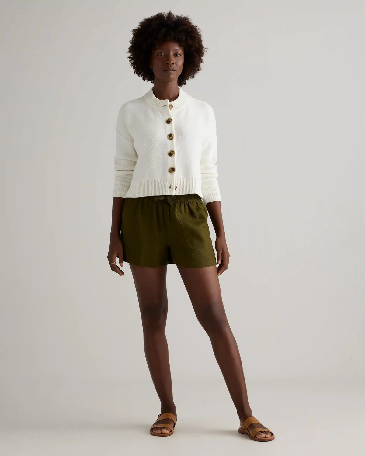 100% European Linen Shorts