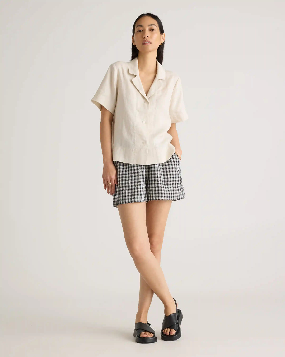 100% European Linen Shorts