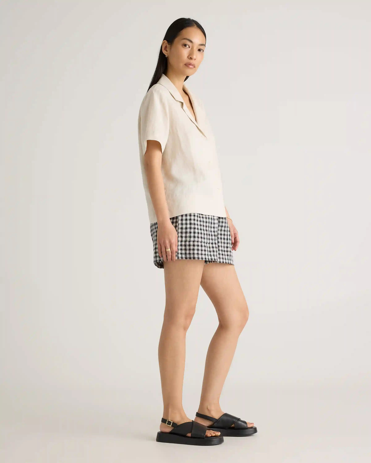 100% European Linen Shorts