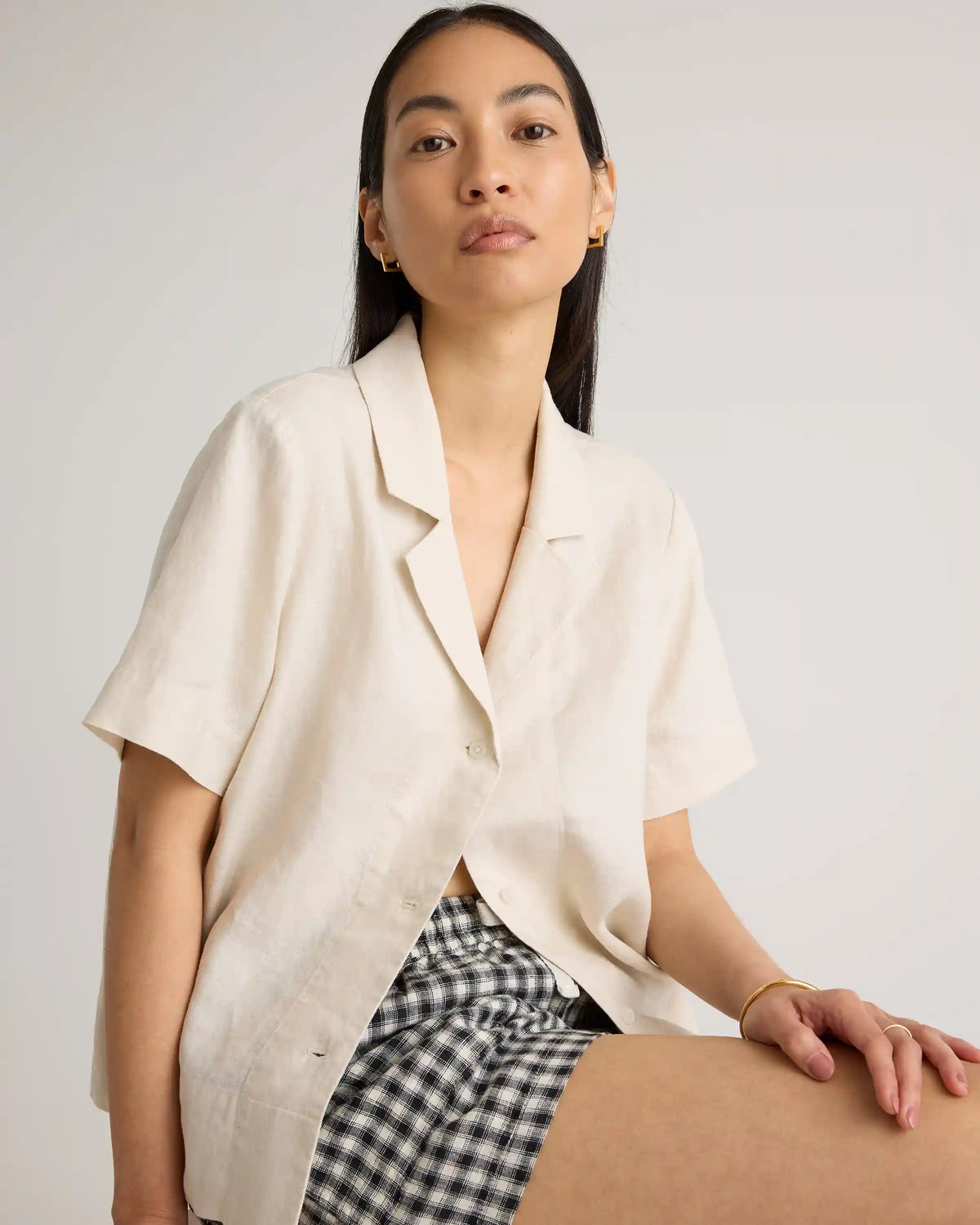 100% European Linen Shorts
