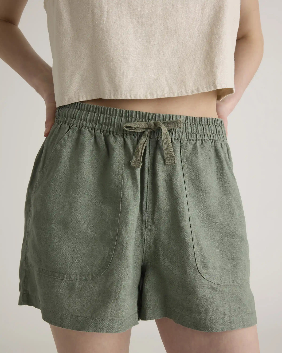 100% European Linen Shorts