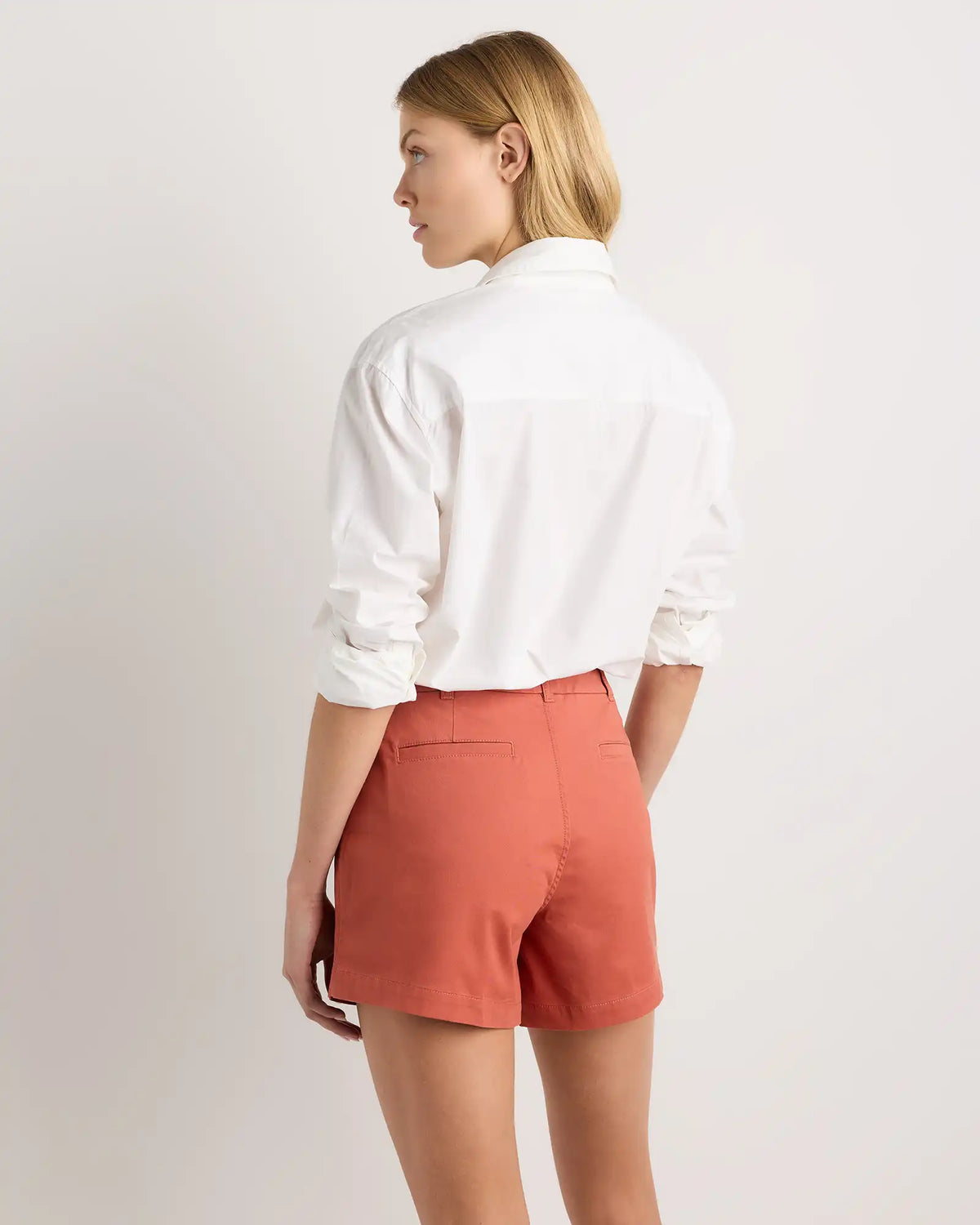 Organic Stretch Cotton Chino Shorts