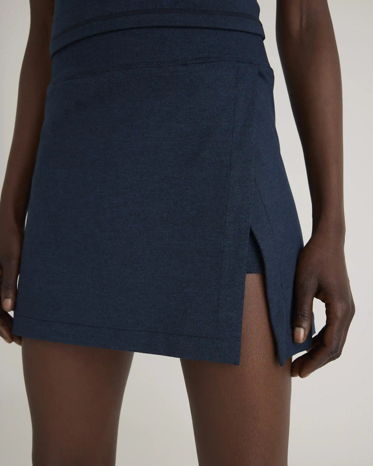 Ultra-Soft Side Slit Skort