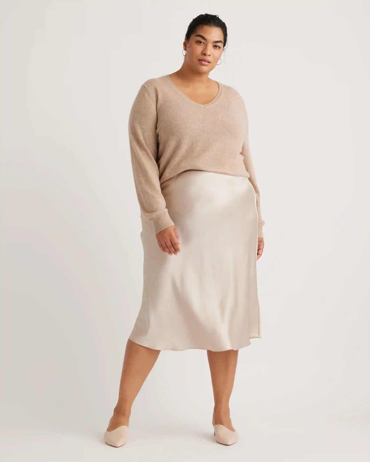 100% Washable Silk Skirt