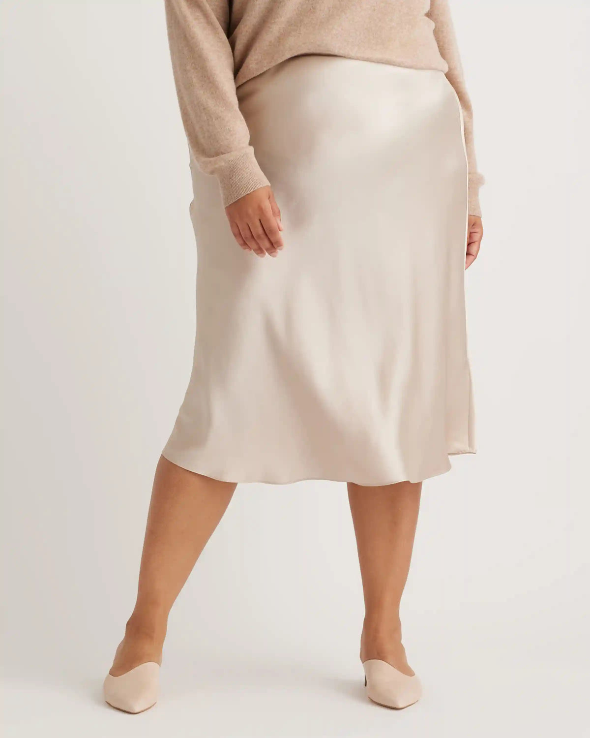100% Washable Silk Skirt