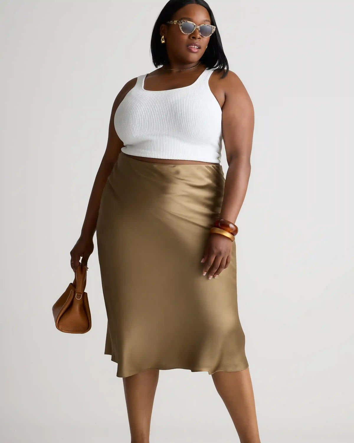 100% Washable Silk Skirt