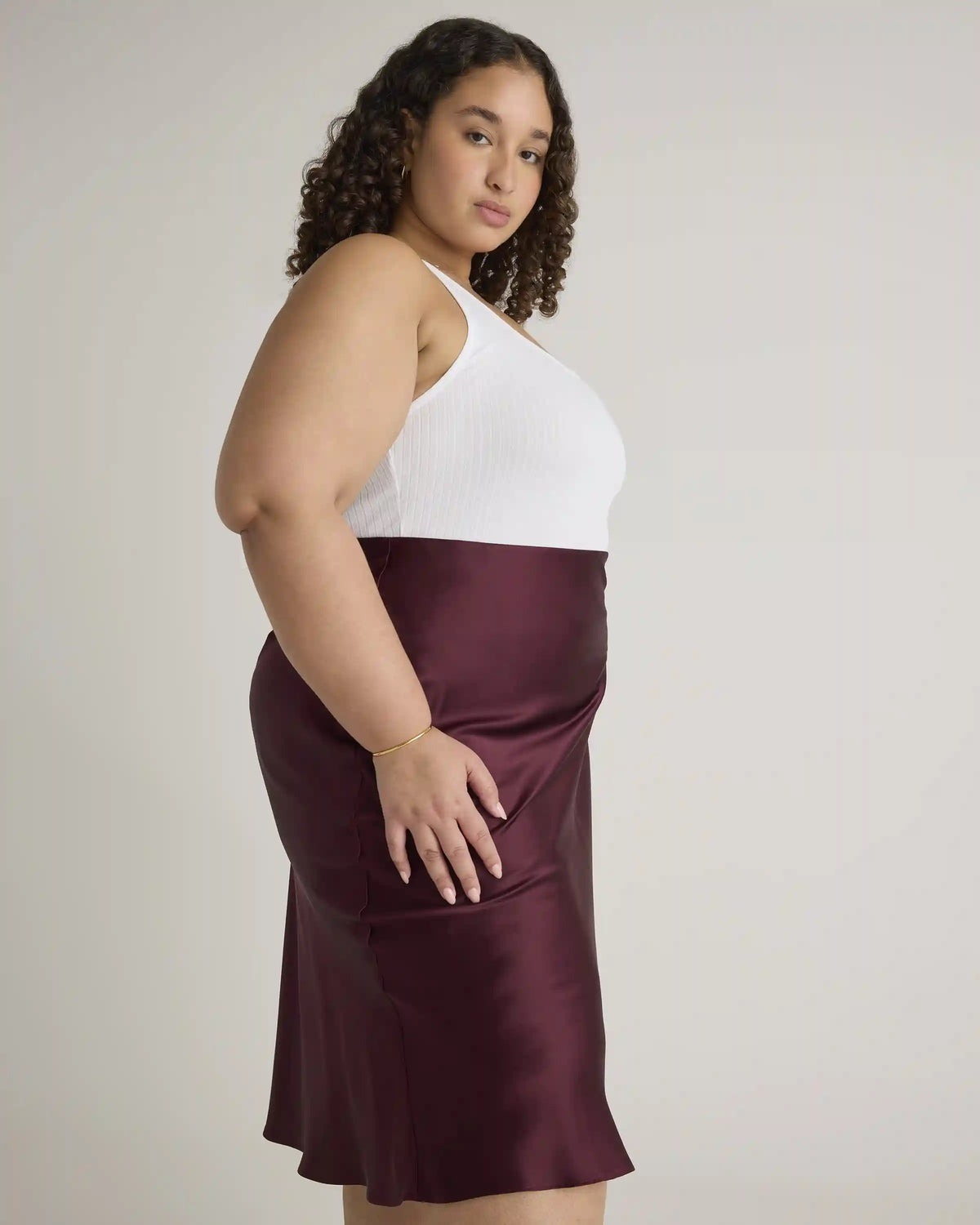 100% Washable Silk Skirt
