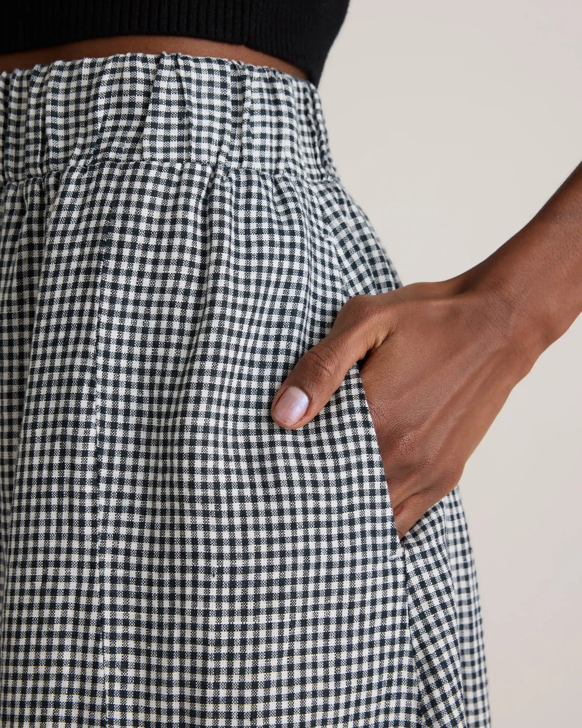 100% European Linen Maxi Skirt
