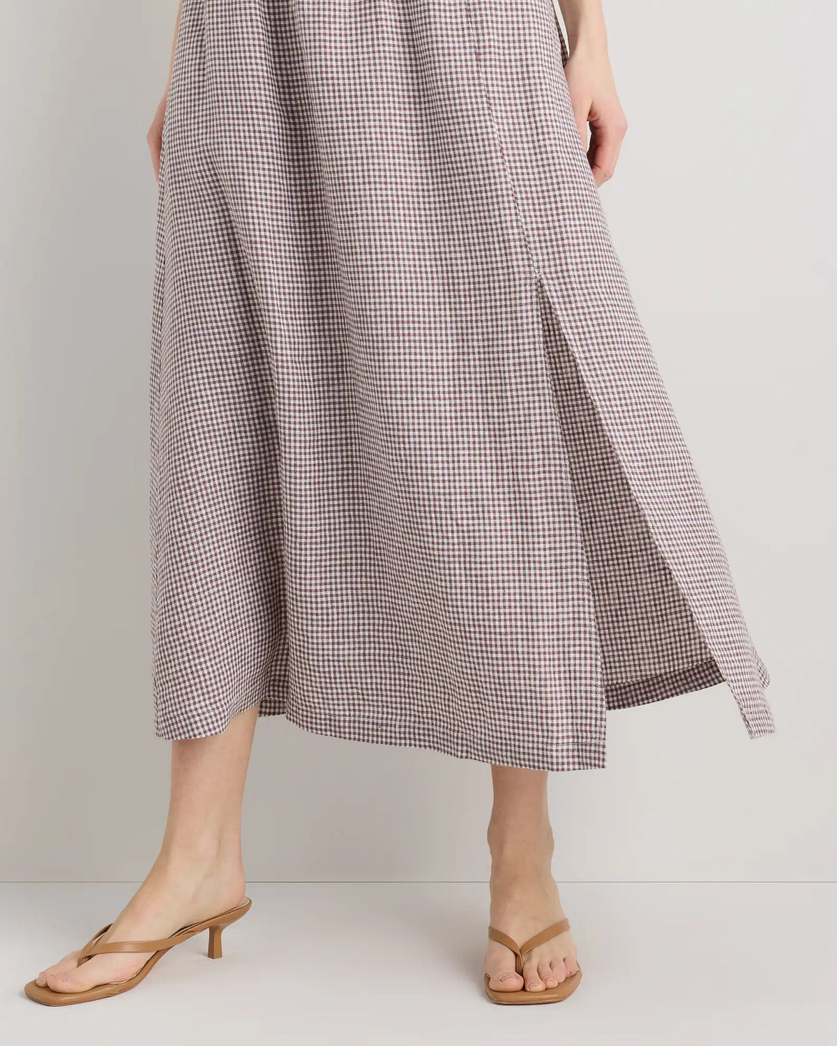 100% European Linen Maxi Skirt