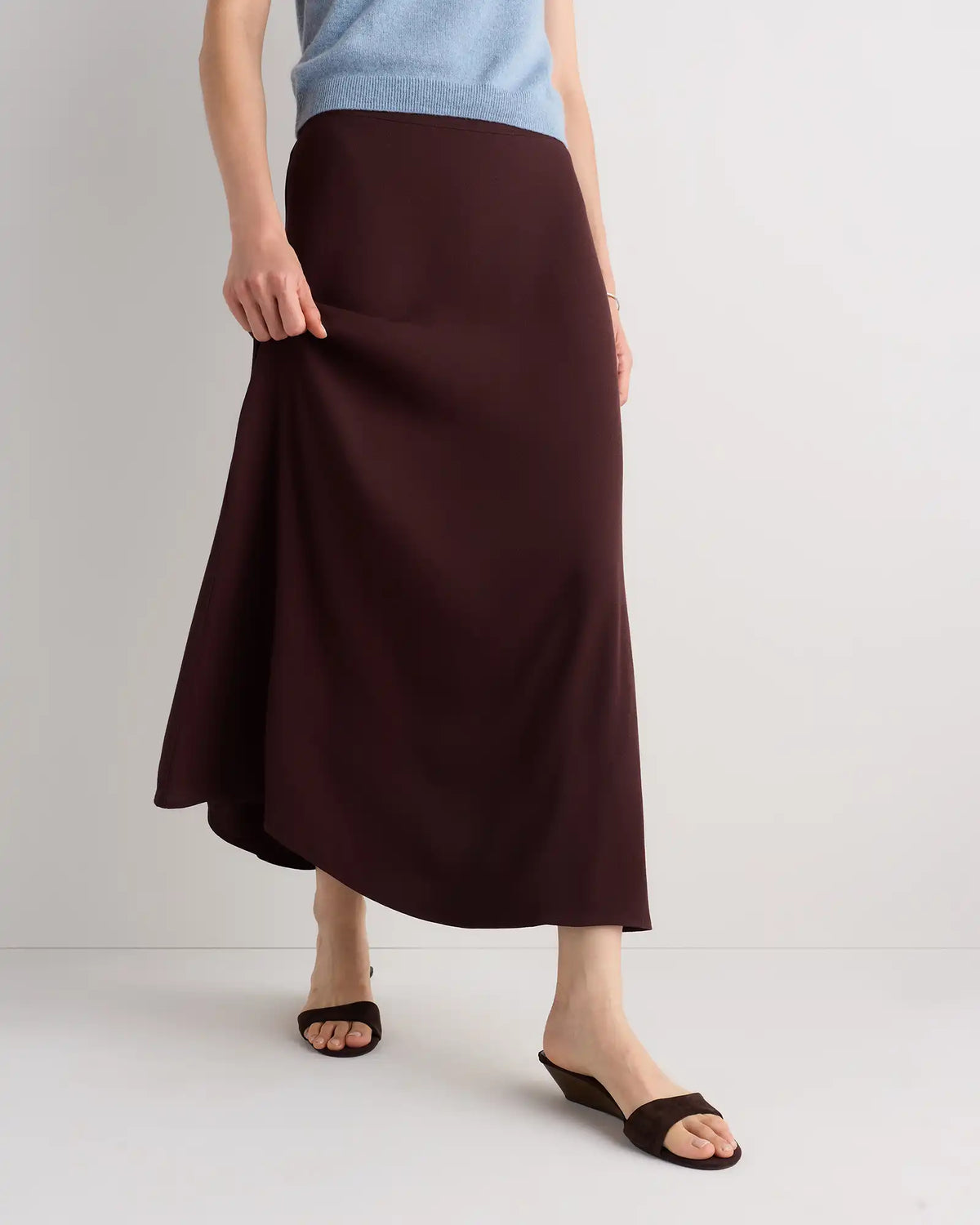 Lightweight Crepe Slip Skirt