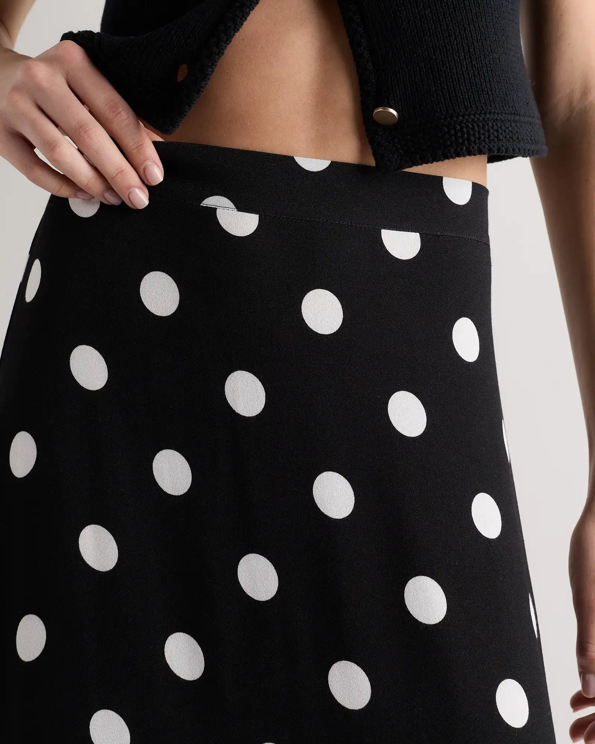 Lightweight Crepe Slip Skirt