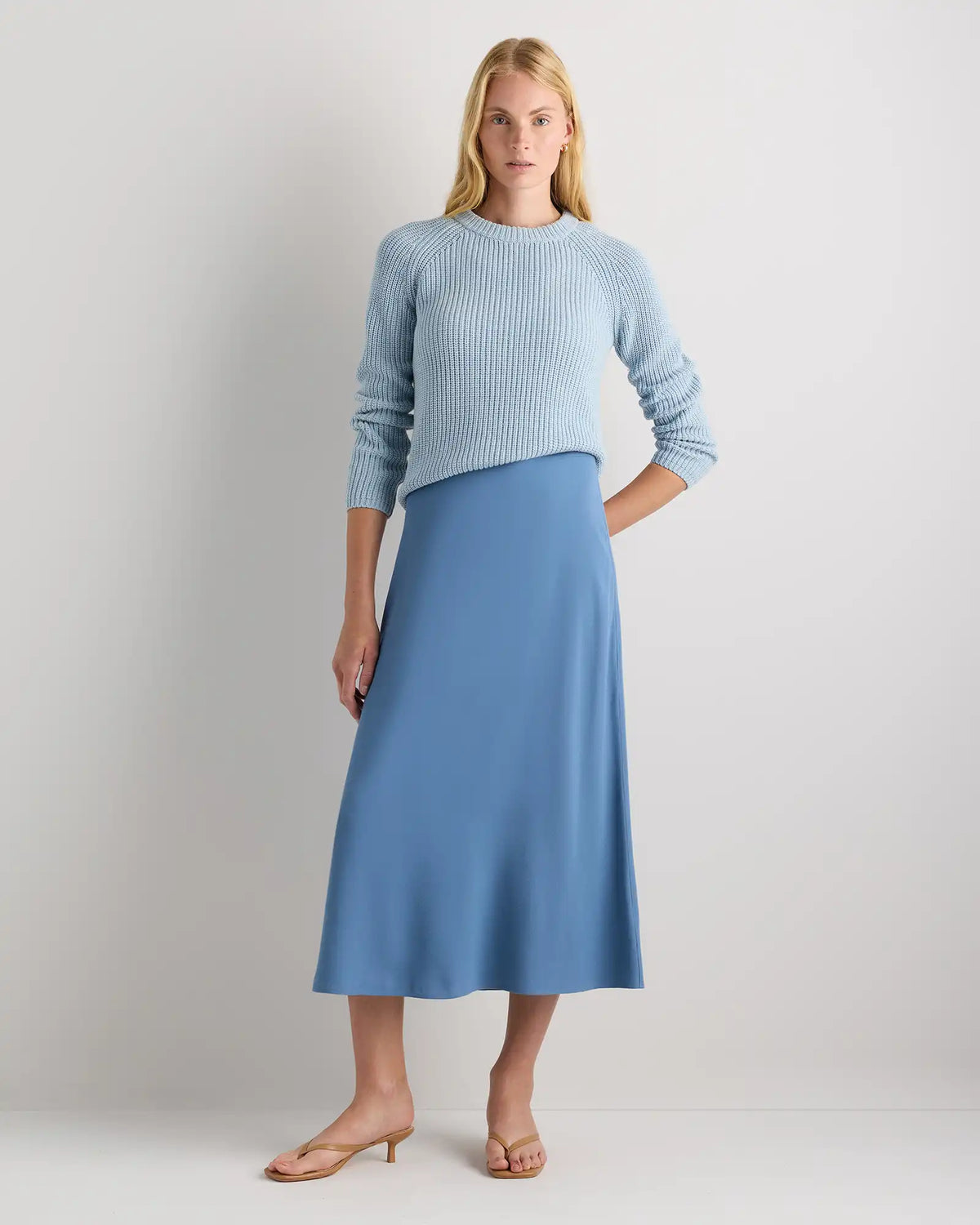 Lightweight Crepe Slip Skirt