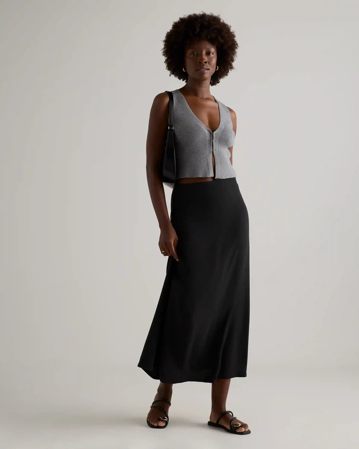 Lightweight Crepe Slip Skirt