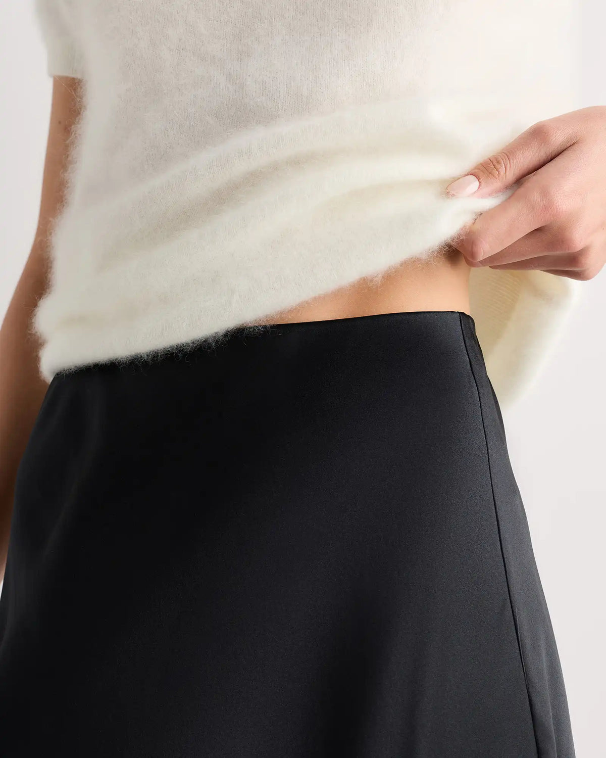 100% Washable Silk Lace Skirt