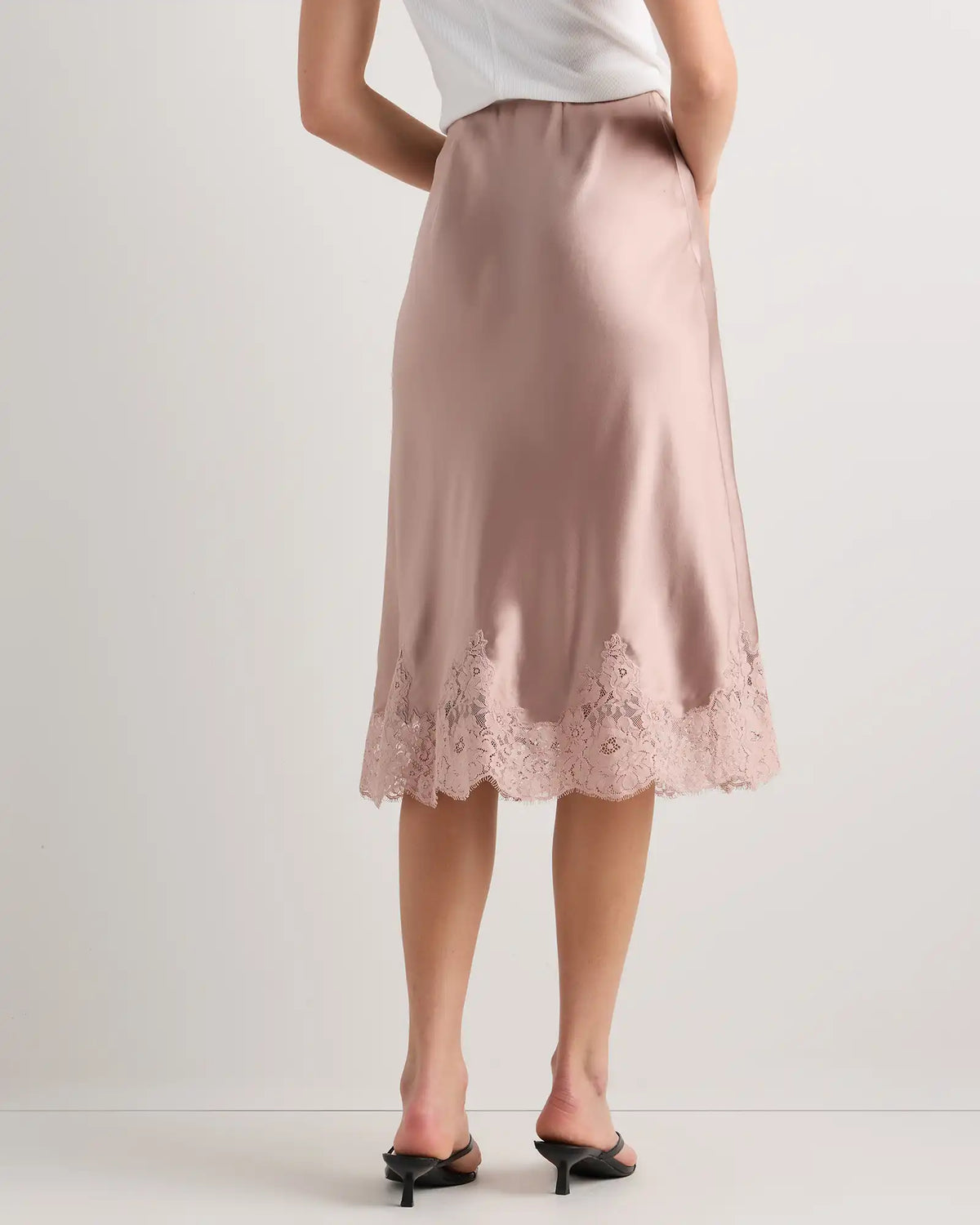 100% Washable Silk Lace Skirt