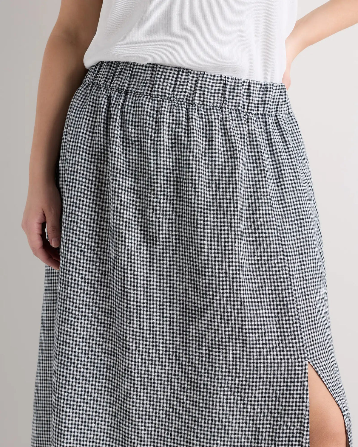 100% European Linen Maxi Skirt