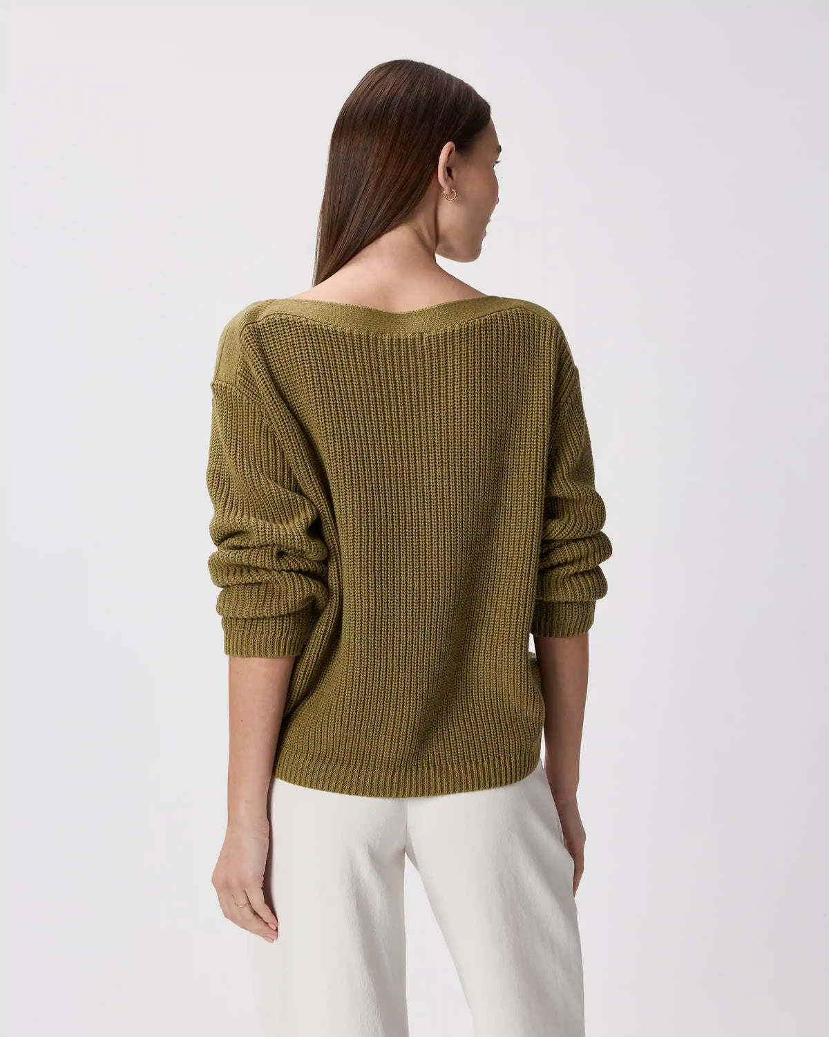 100% Organic Cotton Fisherman Boatneck Sweater