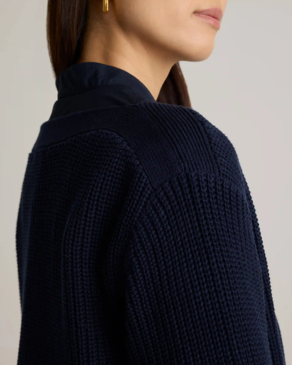 100% Organic Cotton Fisherman Boatneck Sweater