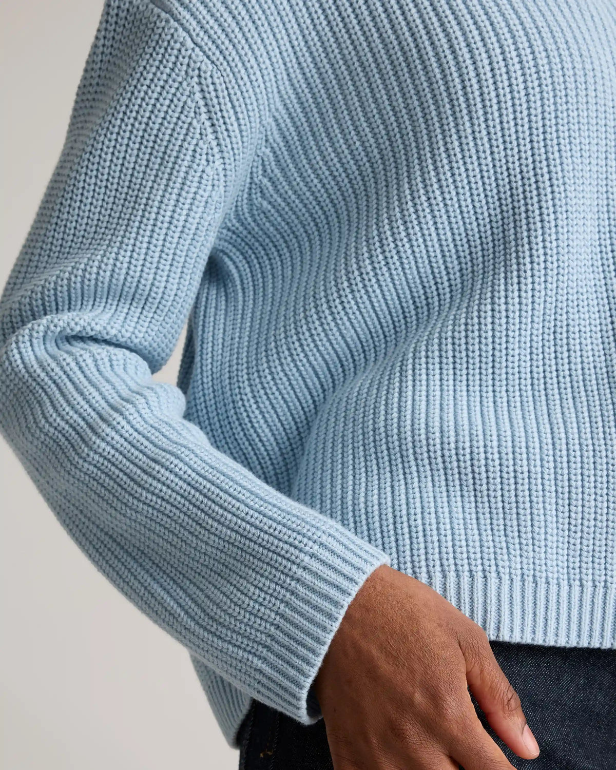 100% Organic Cotton Fisherman Boatneck Sweater