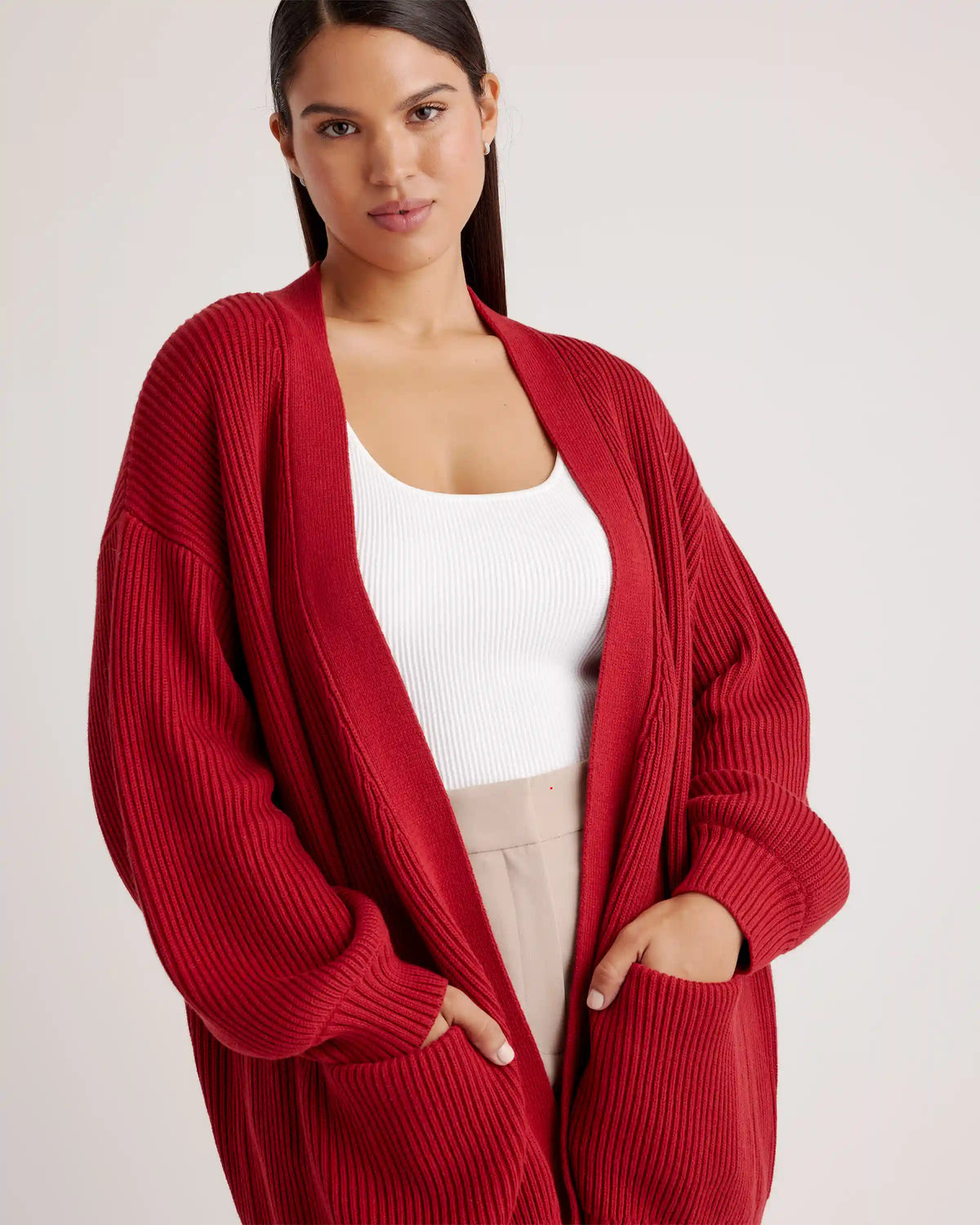 100% Organic Cotton Oversized Cardigan