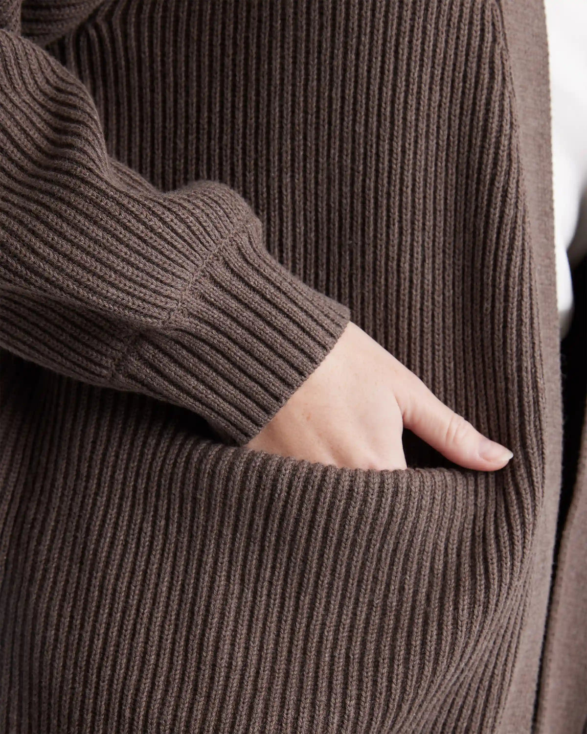 100% Organic Cotton Oversized Cardigan