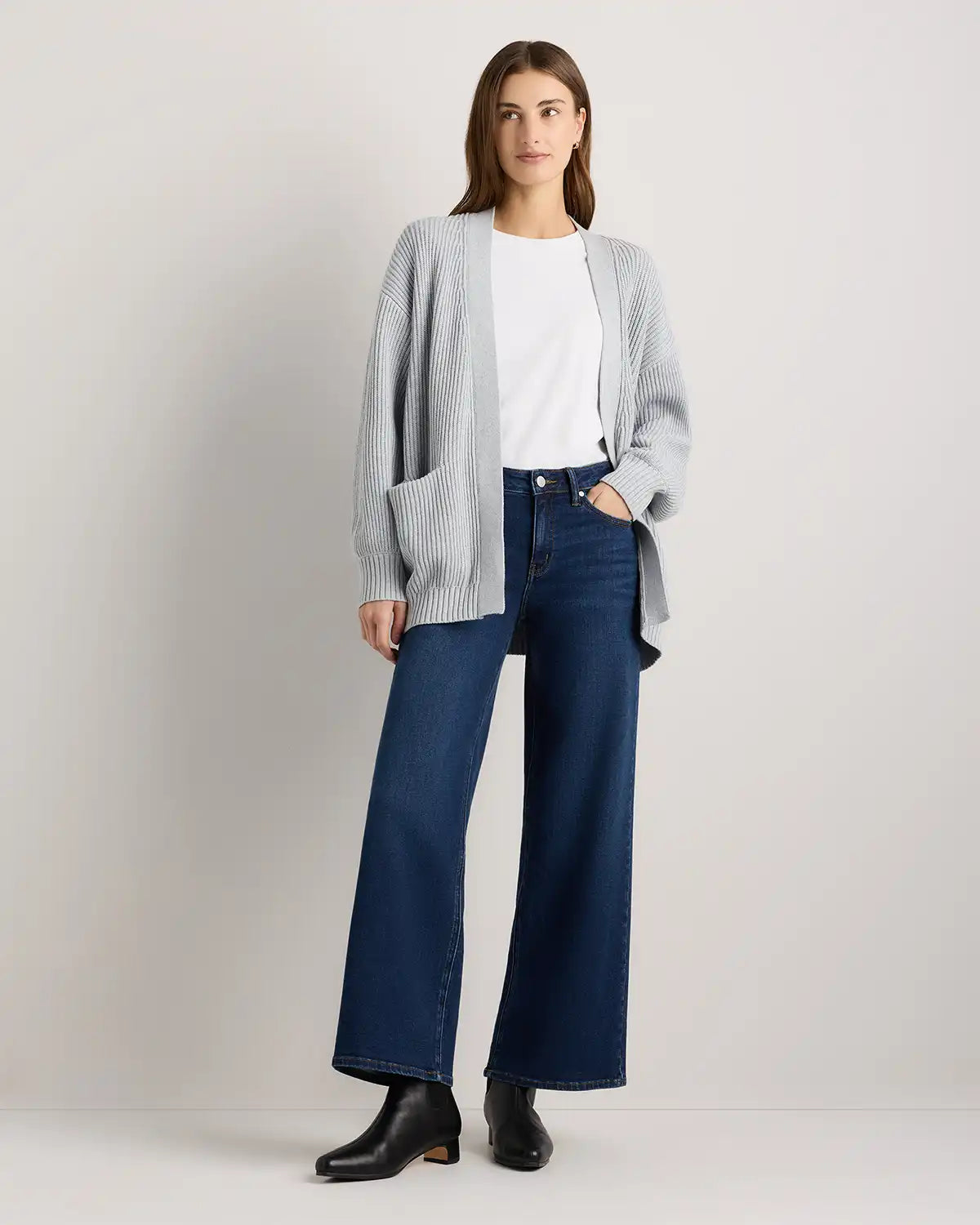 100% Organic Cotton Oversized Cardigan