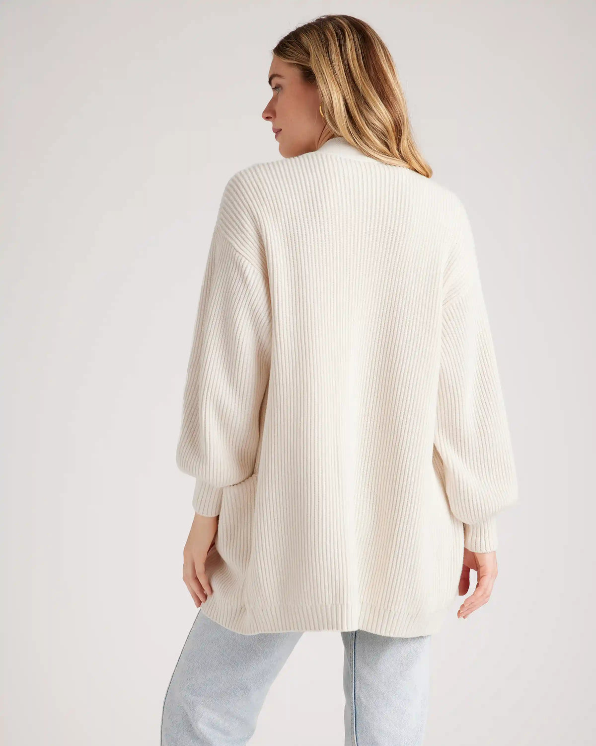 100% Organic Cotton Oversized Cardigan