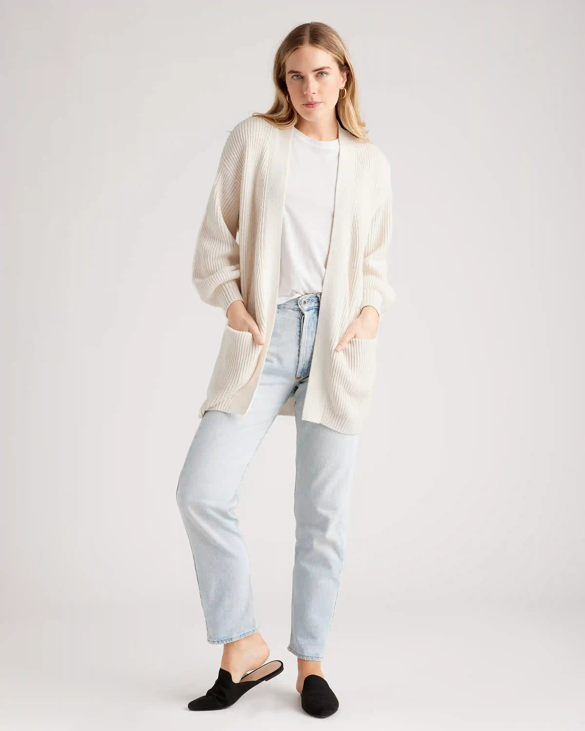 100% Organic Cotton Oversized Cardigan
