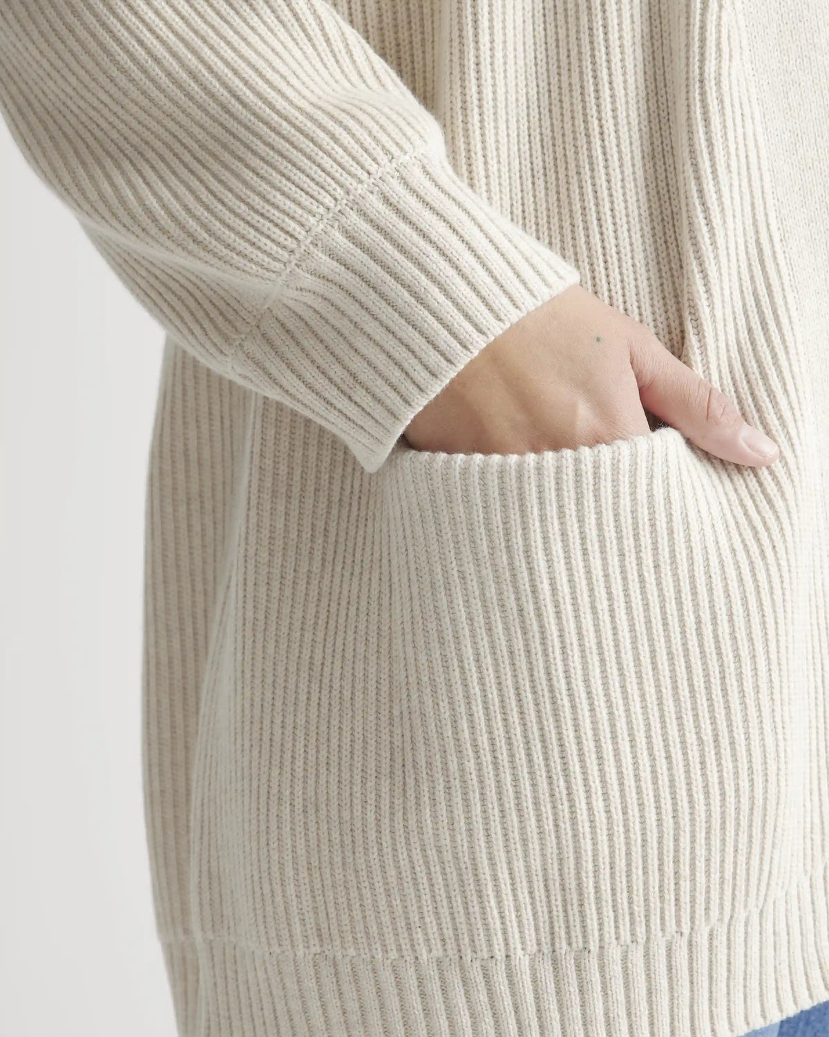 100% Organic Cotton Oversized Cardigan