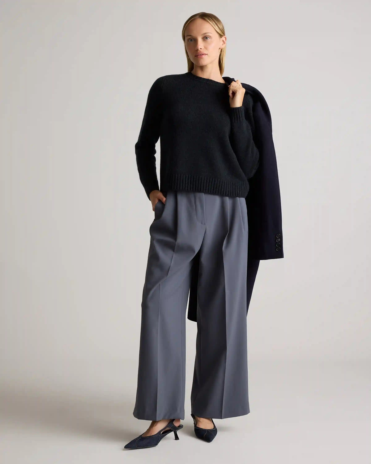 Luxe Baby Cashmere Crewneck Sweater