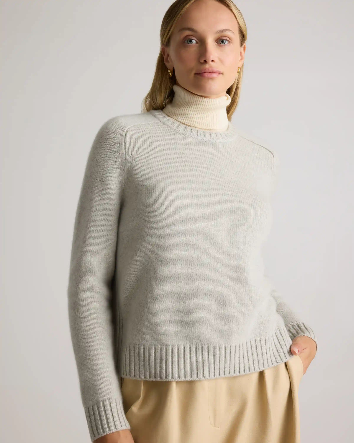 Luxe Baby Cashmere Crewneck Sweater