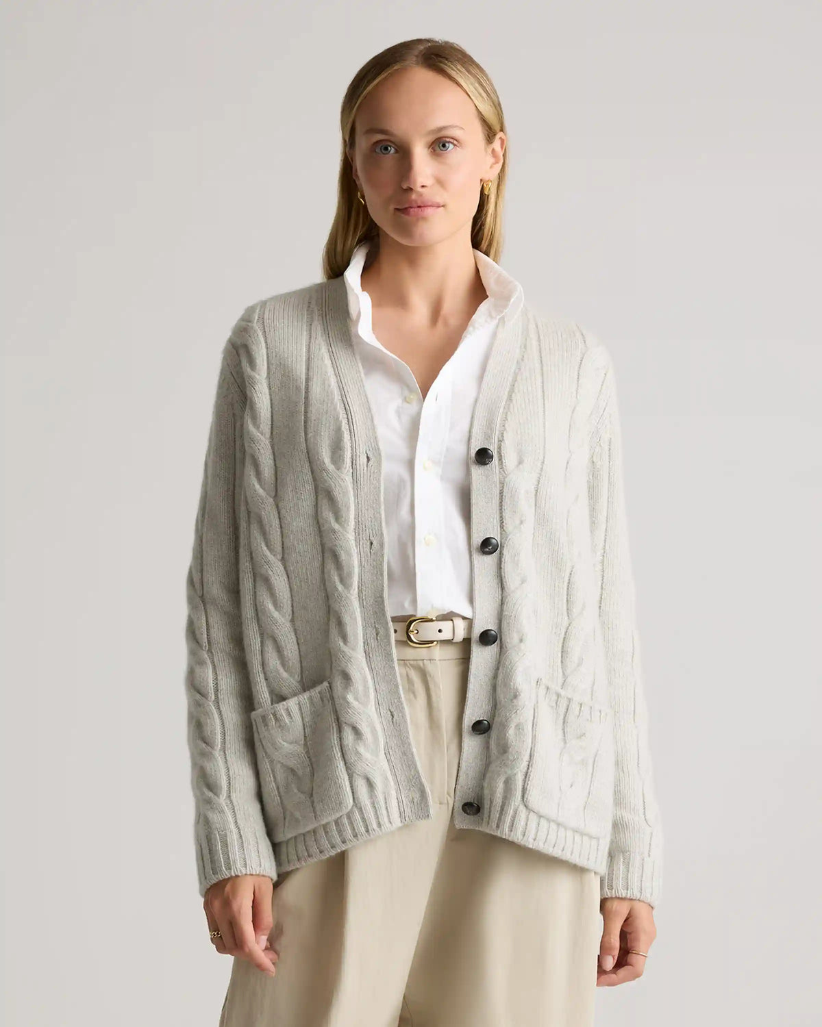 Luxe Baby Cashmere Cable Cardigan