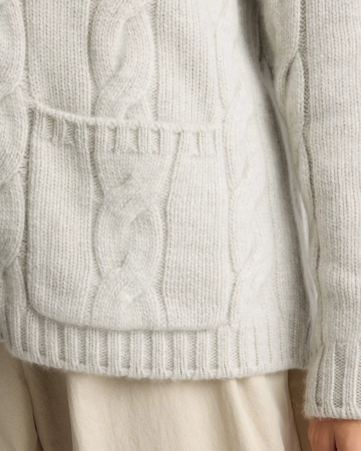 Luxe Baby Cashmere Cable Cardigan
