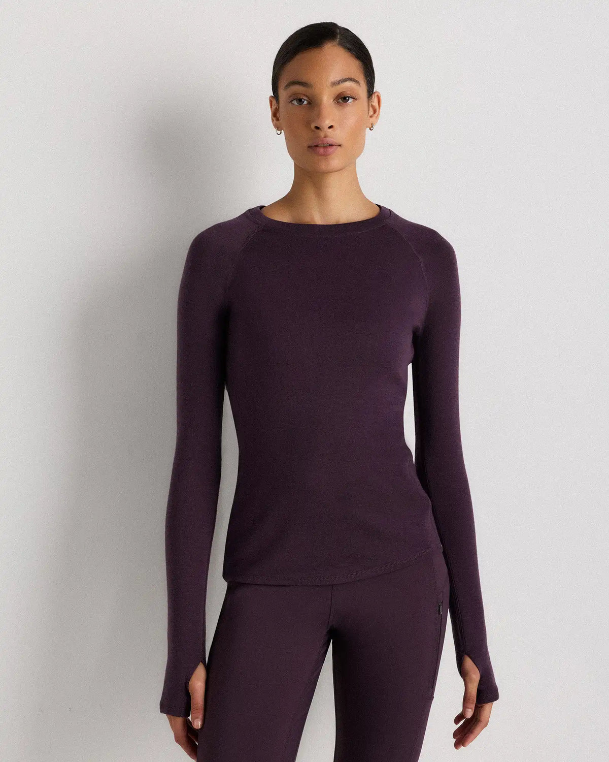 100% Merino Wool Cold Weather Base Layer Crew