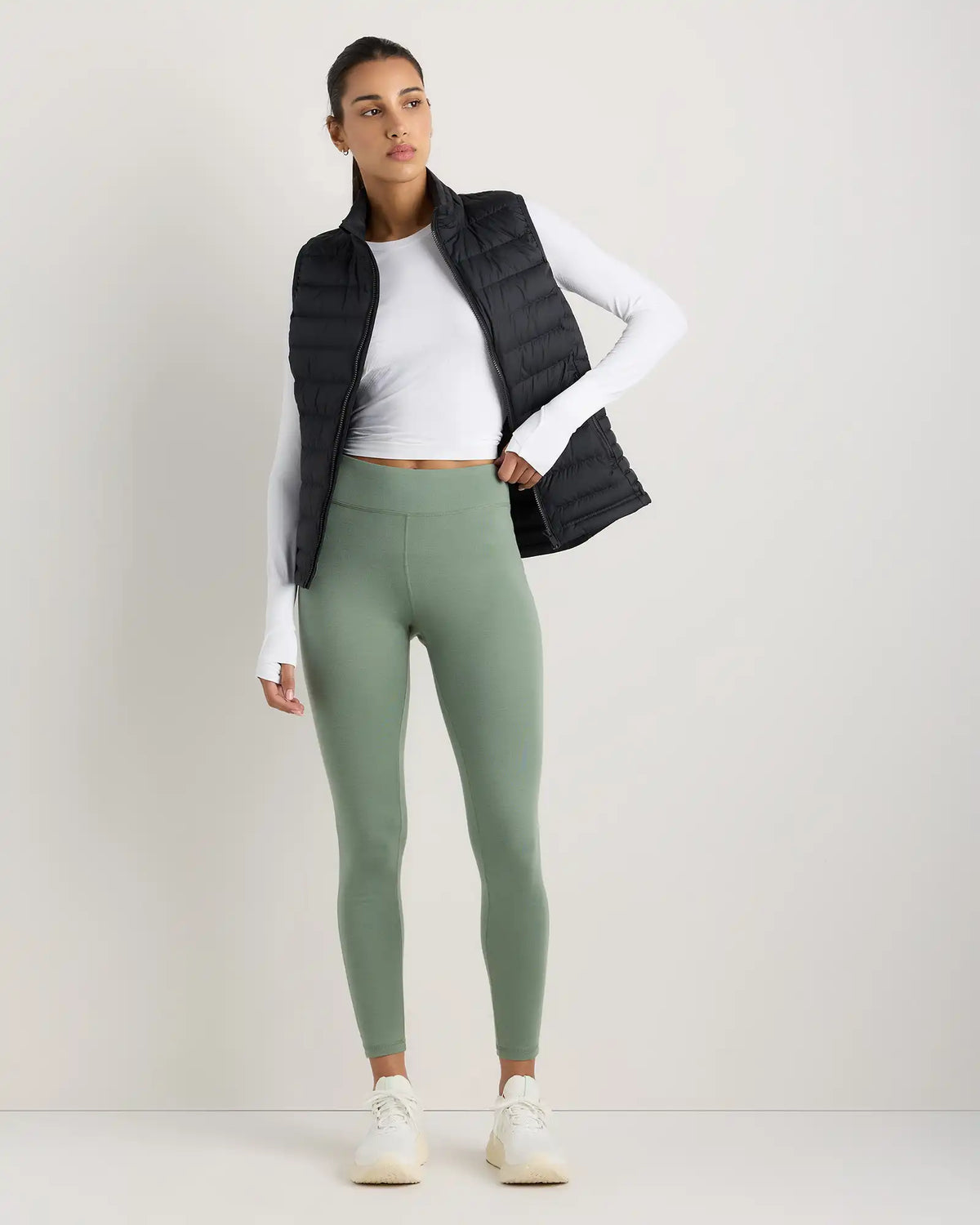 100% Merino Wool Cold Weather Base Layer Legging