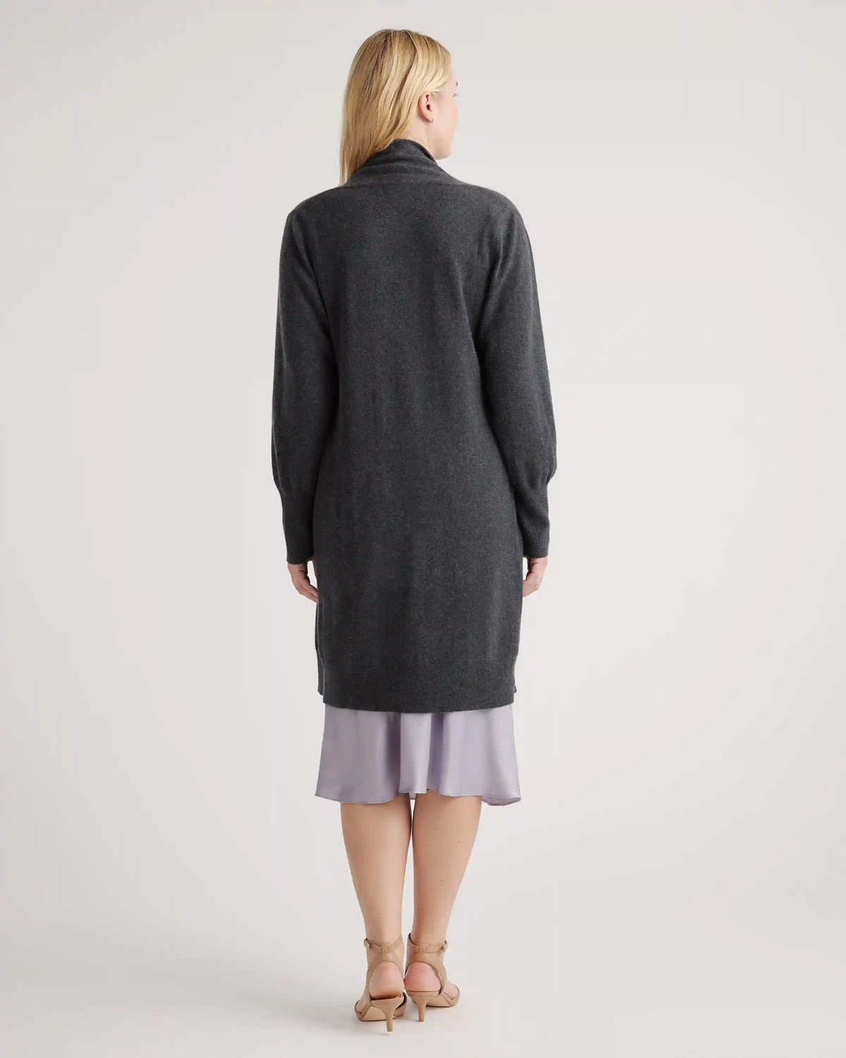 Mongolian Cashmere Duster Cardigan Sweater