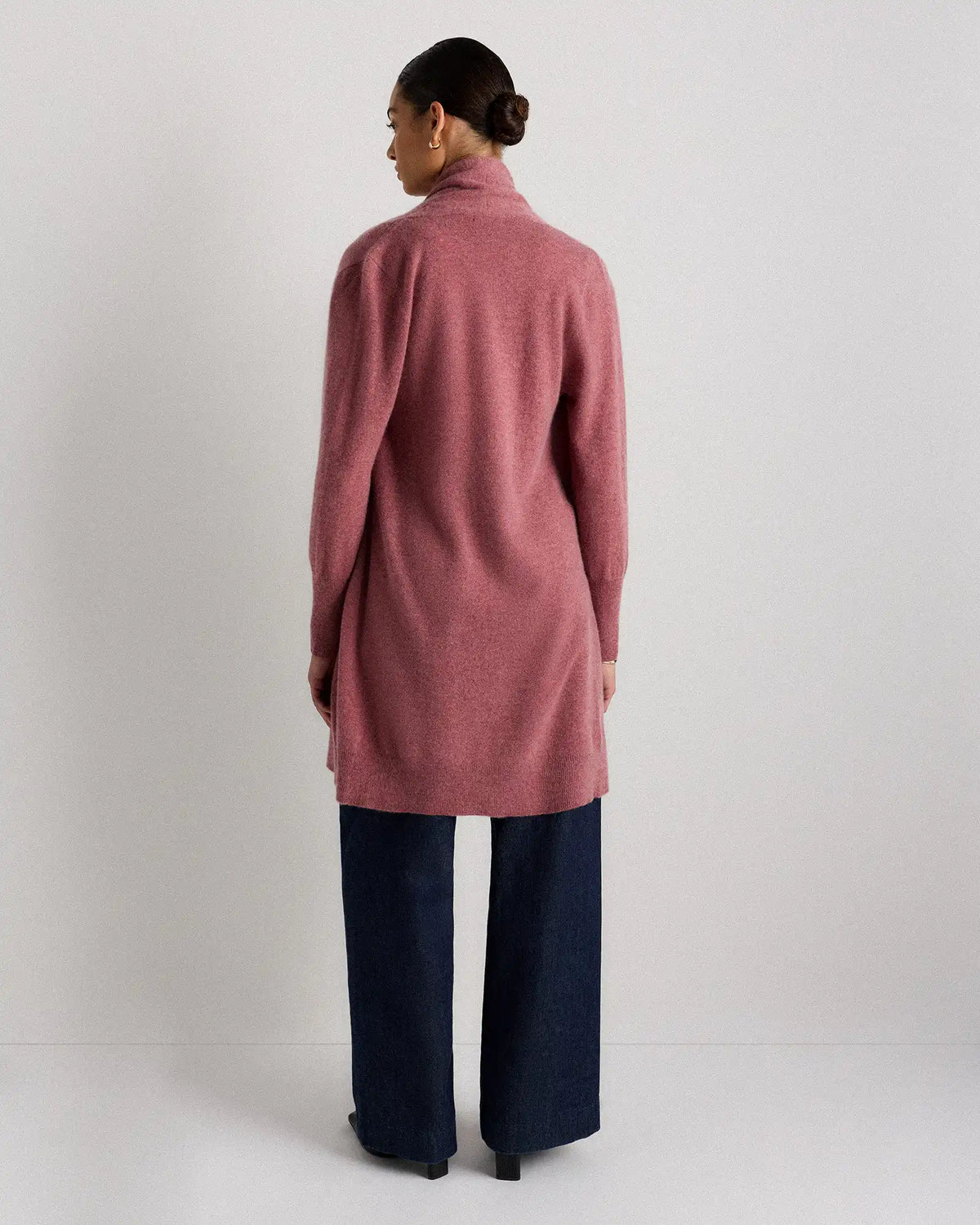 Mongolian Cashmere Duster Cardigan Sweater
