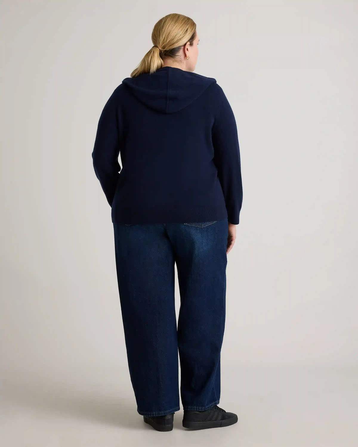 Mongolian Cashmere Full-Zip Hoodie
