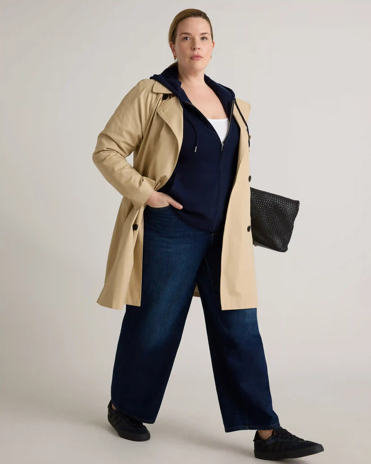 Mongolian Cashmere Full-Zip Hoodie